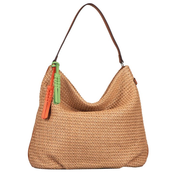 Tom Tailor TOM TAILOR Yva hobo bag mixed cognac